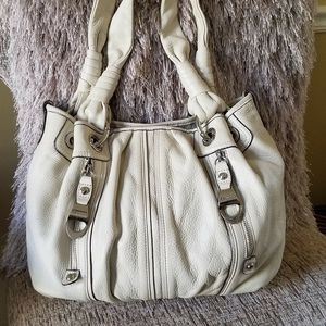 B Makowsky leather handbag